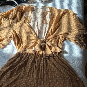 Cotton Candy LA Yellow Romper Shorts